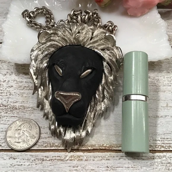 Luca Razza Lion Head Necklace